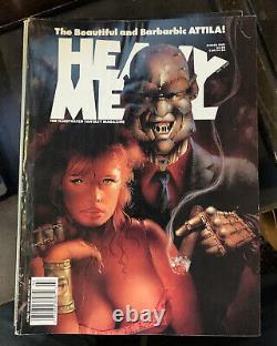 Heavy Metal Magazine Lot Of 12 Issues From 1989, 1990, 1991 And 1993