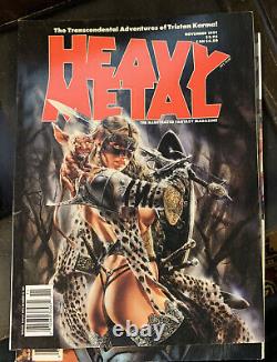 Heavy Metal Magazine Lot Of 12 Issues From 1989, 1990, 1991 And 1993