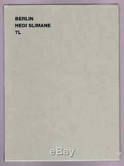 Hedi Slimane Berlin Book 7l, 1st Edition 2003 Sealed In Original Shrinkwrap