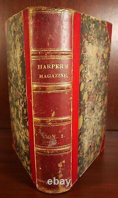 Herman Melville / Moby Dick Harper's New Monthly Magazine 1st Edition 1851