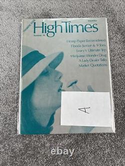 High Times Magazine 1974 One Dollar Summer 74 Anniversary 1st Issue Premiere