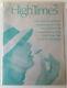 High Times Magazine 1974 Premier Issue Collector's Edition Issue #1