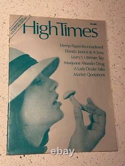 High Times Magazine Collection (1974-1979) A Counterculture Treasure