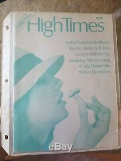 High times magazine 1974 vol. 1 issue #1