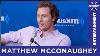 How Matthew Mcconaughey Reacted To His First Magazine Cover