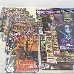 Huge Lot Of 14 MagazinesFangoriaHorror HoundRue MorgueDevils RejectsWolfman