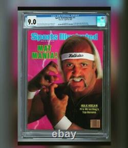 Hulk Hogan 1985 Sports Illustrated Magazine CGC 9.0 WWF WWE Great Investment