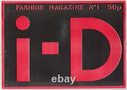I-D MAGAZINE 1st issue No. # 1 1980 iD TERRY JONES Straight Ups SKINHEAD punk DIY