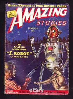 I, ROBOT by Eando Binder in AMAZING STORIES January 1939 Outer Limits episode