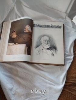 Illustrated American Magazine 1890 First Edition Leather Bound Rare Historic