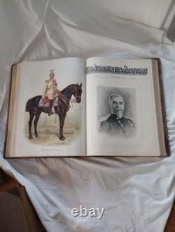 Illustrated American Magazine 1890 First Edition Leather Bound Rare Historic