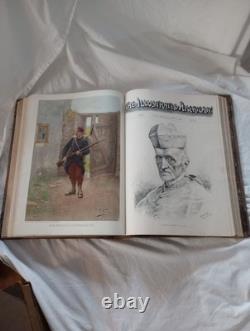 Illustrated American Magazine 1890 First Edition Leather Bound Rare Historic