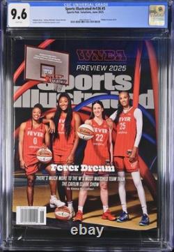 Indiana Fever CGC 9.6 Sports Illustrated Magazine 2025 Caitlin Clark Boston KM0