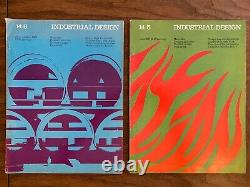 Industrial Design Magazine Lot 1967 Design Massimo Vignelli, 7 issues