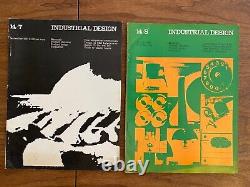 Industrial Design Magazine Lot 1967 Design Massimo Vignelli, 7 issues
