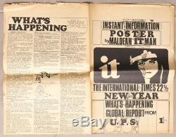 International Times magazine poster R. CRUMB Mal Dean No. 22.5 1968 Immortal Eyes