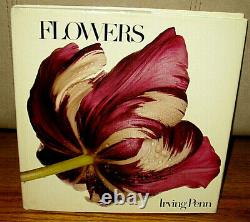 Irving Penn Flowers FIRST Print 74 Color Photographs HC DJ Vogue Magazine