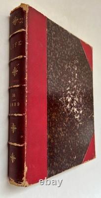 J A Mitchell / Life Magazine July-Dec 1899 1st Edition