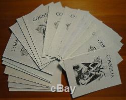 J. Edward Cornelius SIGNED Cornelia Magazine 20 Issues Aleister Crowley