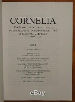 J. Edward Cornelius SIGNED Cornelia Magazine 20 Issues Aleister Crowley