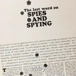 JOHN LE CARRE Hedgecoe SIS Maurice Buckmaster MI6 Spies TELEGRAPH spy magazine