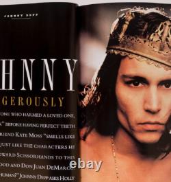 JOHNNY DEPP ALAN RICKMAN JULIA ORMOND Premiere magazine May 1995 MINNIE DRIVER