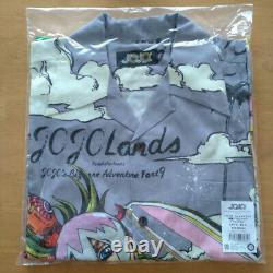 JOJO magazine aloha shirt Limited to first edition purchasers Paynes Gray size L