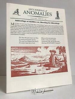 Jay's Journal of Anomalies Volume 3 Number 4 1997 by Ricky Jay 1st edition