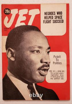 Jet Magazine March 8 1962 Martin Luther King Jr. Civil Rights Space Flight