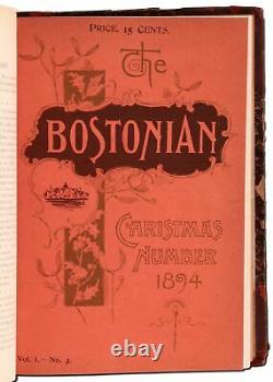 Joe Mitchell CHAPPLE / Bostonian and National Magazine Volumes 1-49 1st Edition