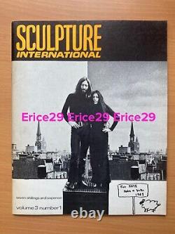 John Lennon & Yoko Ono Sculpture International Magazine Oct. 1969 Vol? 3 No. 1