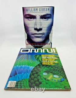 Johnny Mnemonic William Gibson First Edition with Omni Magazine 1st Appearance