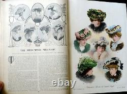 July Dec. 1902 The Delineator Magazine 1100 pp Color Plates Victorian Fashions