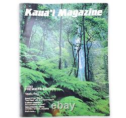 Kaua'i Magazine Vintage 1983 Premiere Edition Color Pictures RARE