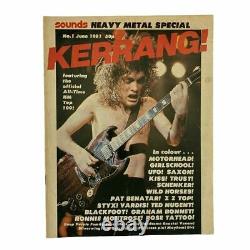 Kerrang #1 First Issue AC/DC Motorhead Girlschool Kiss ZZ Top Schenker Trust