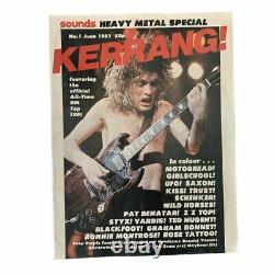 Kerrang #1 First Issue AC/DC Motorhead Girlschool Kiss ZZ Top Schenker Trust