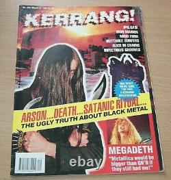 Kerrang magazine VERY RARE issue 436 Black Metal March 1993 MINT CONDITION