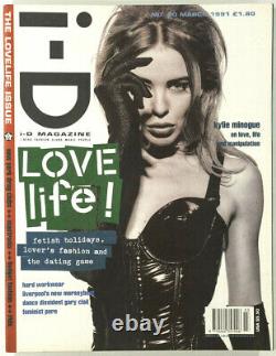 Kylie Minogue MANTRONIX Gary Clail RIDE Drag Club vtg i-D magazine 1991 March UK