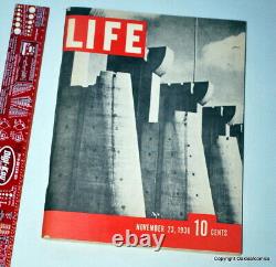 LIFE magazine Nov 23 1936 FIRST ISSUE! RARE Half Sized pre-sales edition! VF-NM