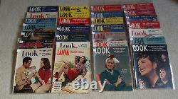 LOOK MAGAZINE Lot of (28) WWII Era 1930s & 1940s Ads & Print Art Hollywood