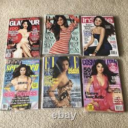 LOT Selena Gomez Magazine Covers Cosmo, Instyle ELLE Seventeen, Harpers, Glamour