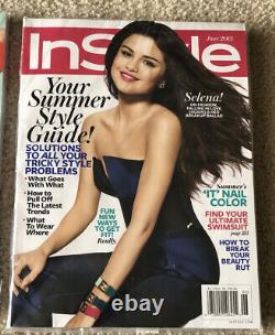 LOT Selena Gomez Magazine Covers Cosmo, Instyle ELLE Seventeen, Harpers, Glamour