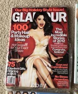 LOT Selena Gomez Magazine Covers Cosmo, Instyle ELLE Seventeen, Harpers, Glamour