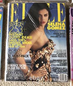 LOT Selena Gomez Magazine Covers Cosmo, Instyle ELLE Seventeen, Harpers, Glamour