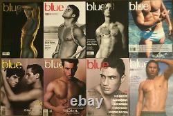 LOT of 28 (not only) BLUE gay magazines 100s of HOT GUYS & more