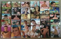 LOT of 30 IN TOUCH vintage gay interest magazines