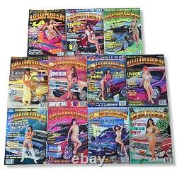 LOWRIDER Magazine 1993 1995 Vintage Lot of 11 Culture Cars Music Models RARE