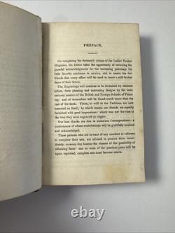 Ladie's Pocket Magazine Vol. I 1830 Antique Fashions, Plates Rare Book