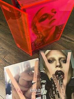 Lady Gaga V Magazine V99 1st Edition RARE Lucite Box Set with All 16 Covers
