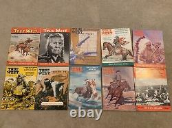 Large Lot of 62 Vintage TRUE WEST MAGAZINES, 1953-1964, VG Includes 1st Edition